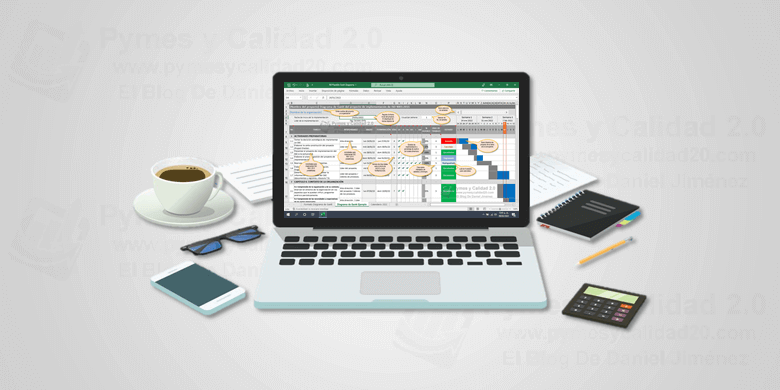cronograma de actividades gantt iso 9001 xls