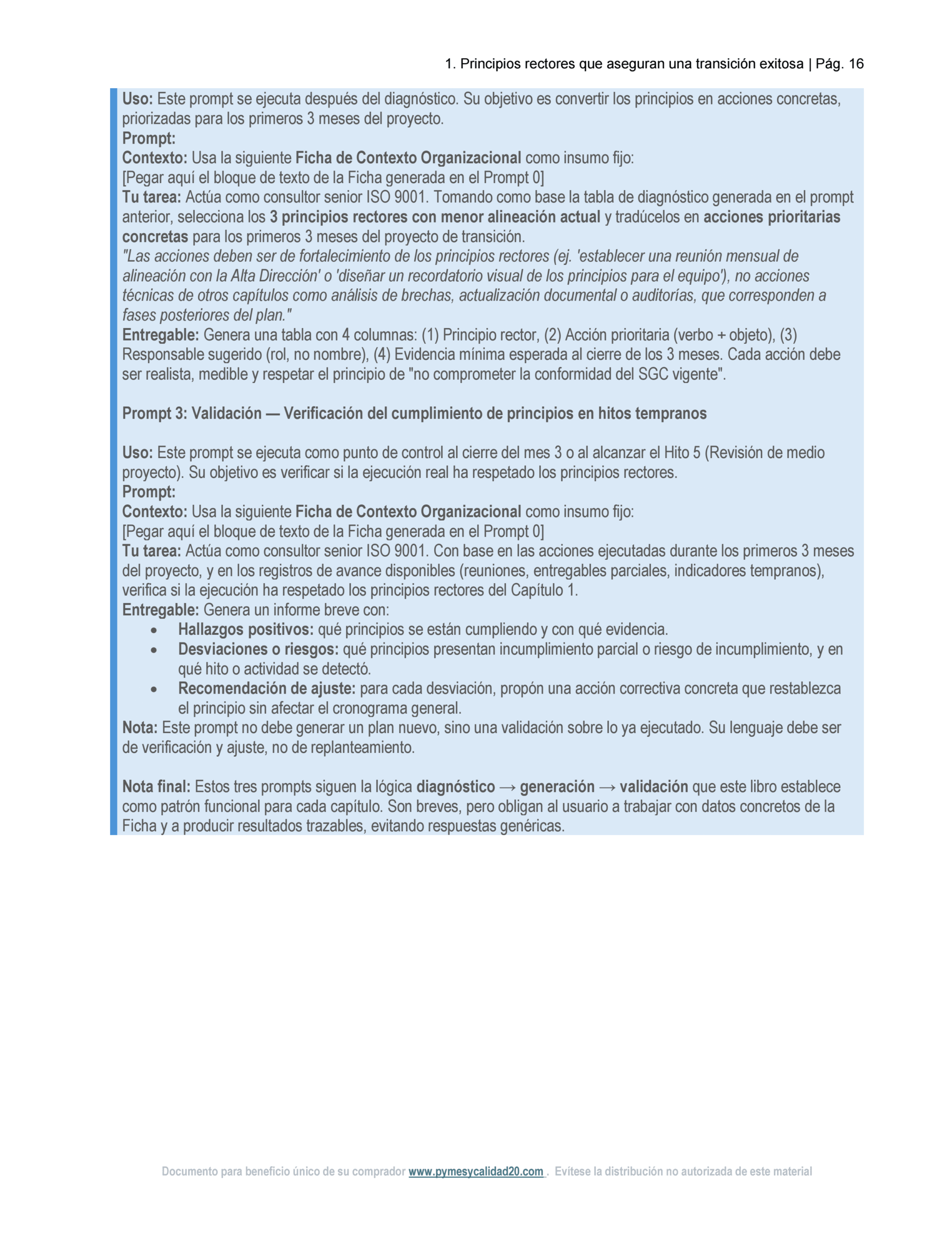 DEMO FDIS PLAN SISTÉMICO DE TRANSICIÓN ISO 9001 – 2_0 conv 16
