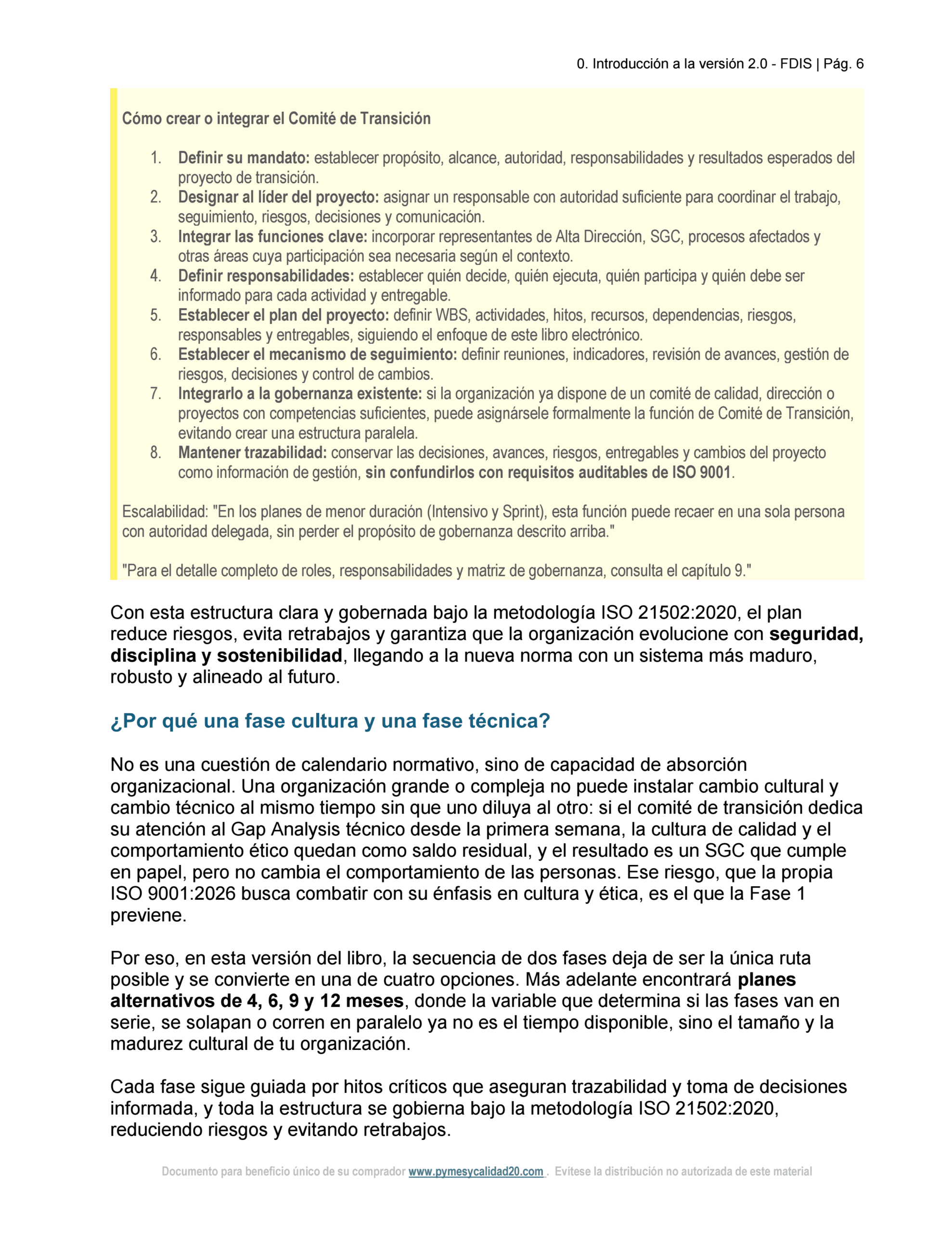 DEMO FDIS PLAN SISTÉMICO DE TRANSICIÓN ISO 9001 – 2_0 conv 6