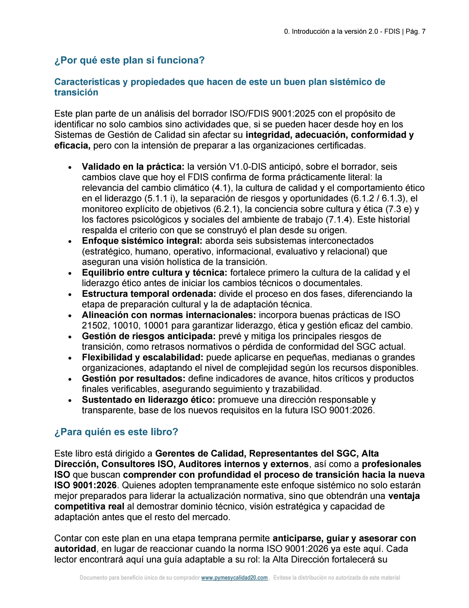 DEMO FDIS PLAN SISTÉMICO DE TRANSICIÓN ISO 9001 – 2_0 conv 7