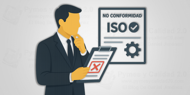 Profesional revisando cómo resolver una no conformidad ISO en sistema de gestión