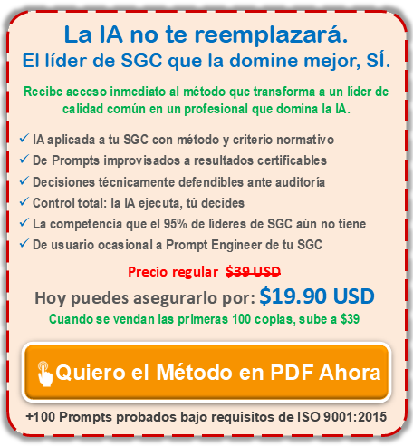 100 prompts para iso 9001 - descarga