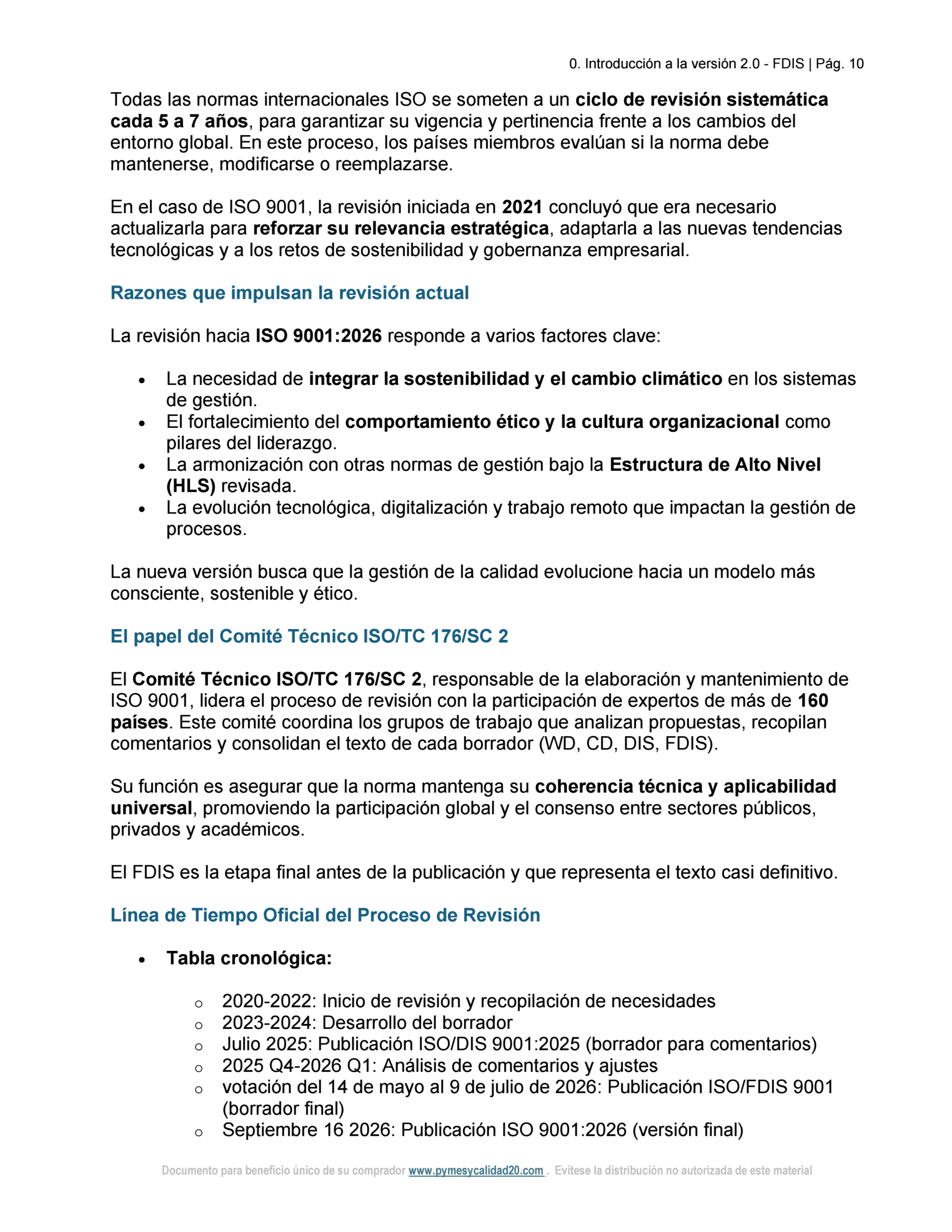 DEMO FDIS PLAN SISTÉMICO DE TRANSICIÓN ISO 9001 – 2_0 conv 10